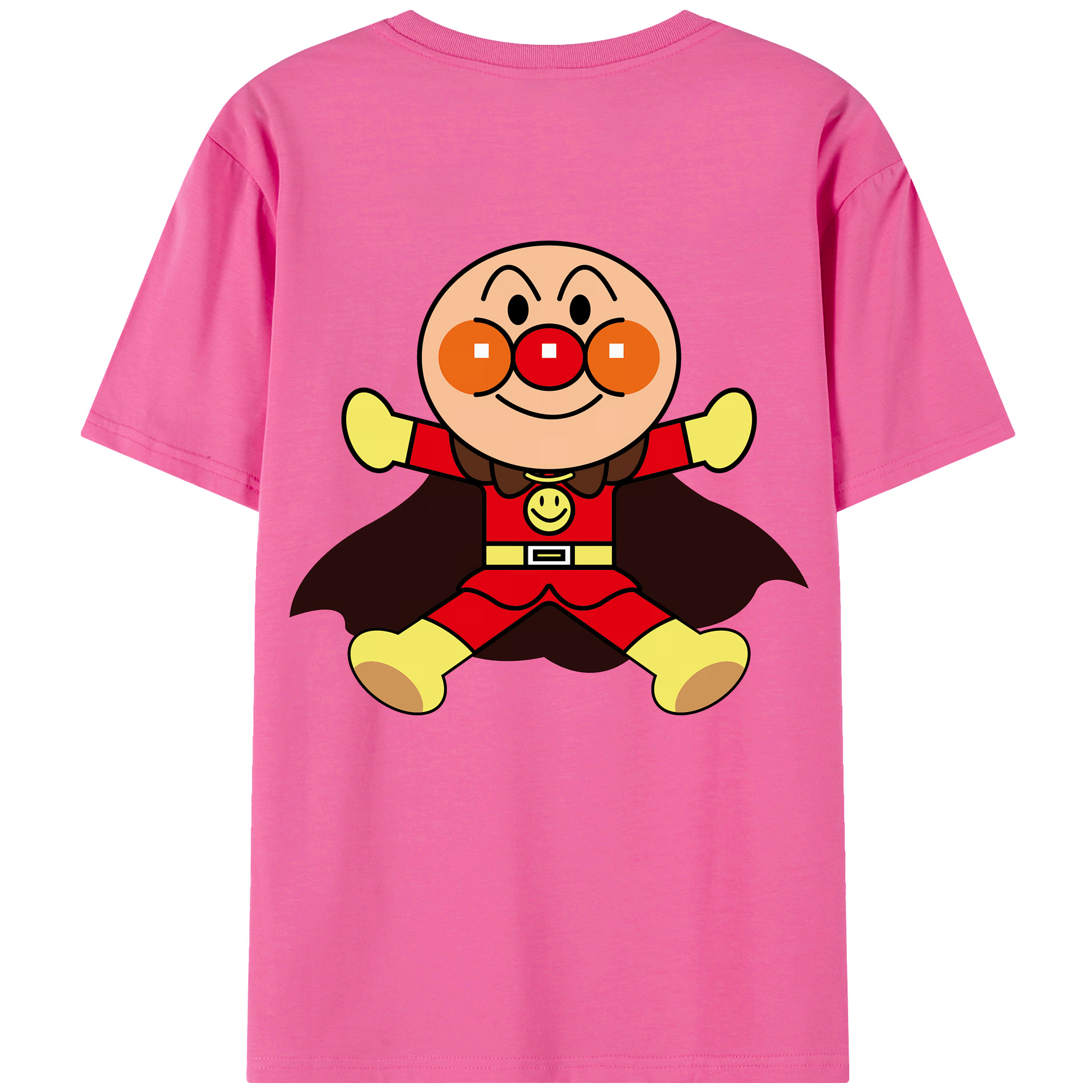 （画像用） アンパンマン Anpanman レディース半袖Tシャツ(バックプリント)